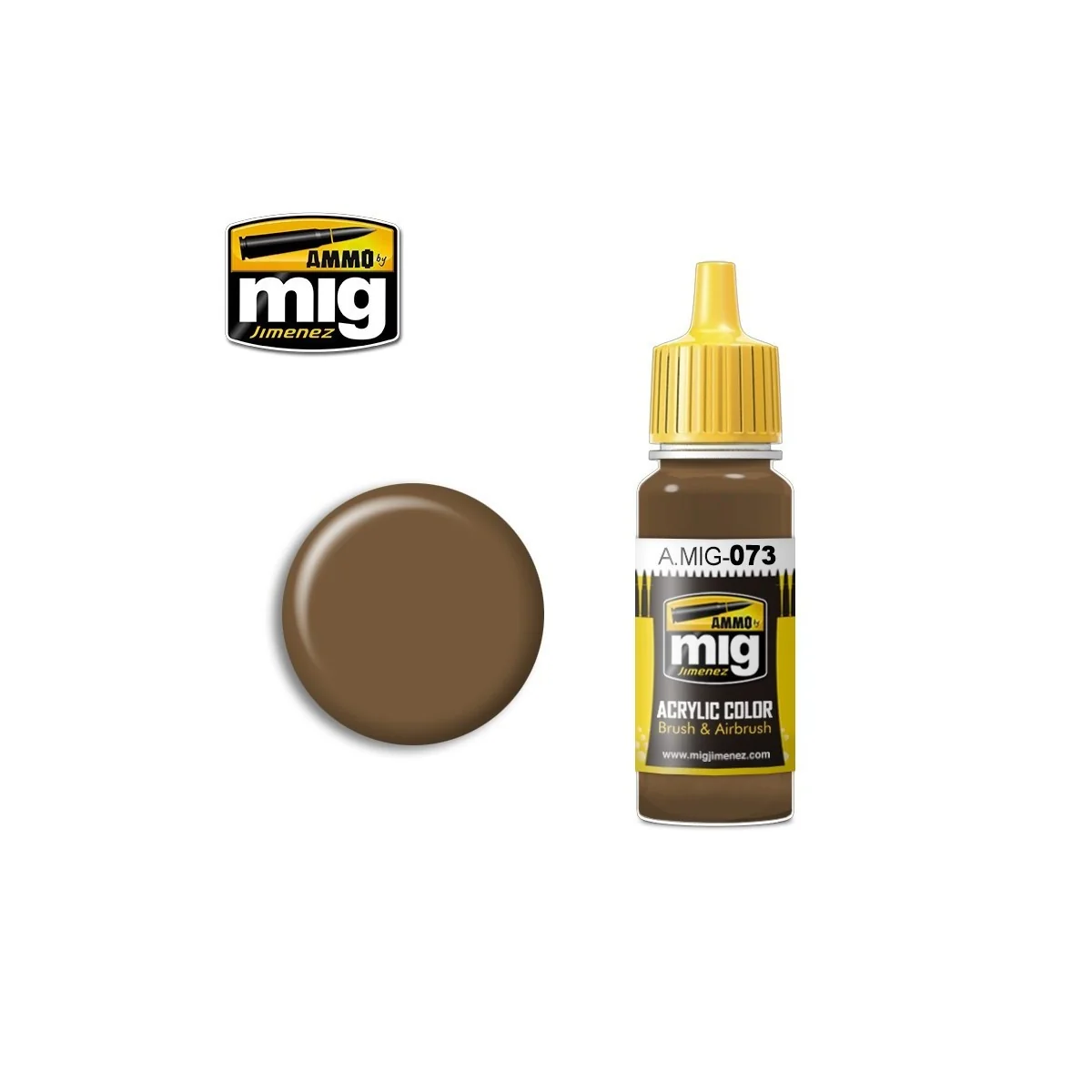 Peinture acrylique TERRE 17ml Mig AMMO - MIG Jimenez A.MIG-0073 - 1