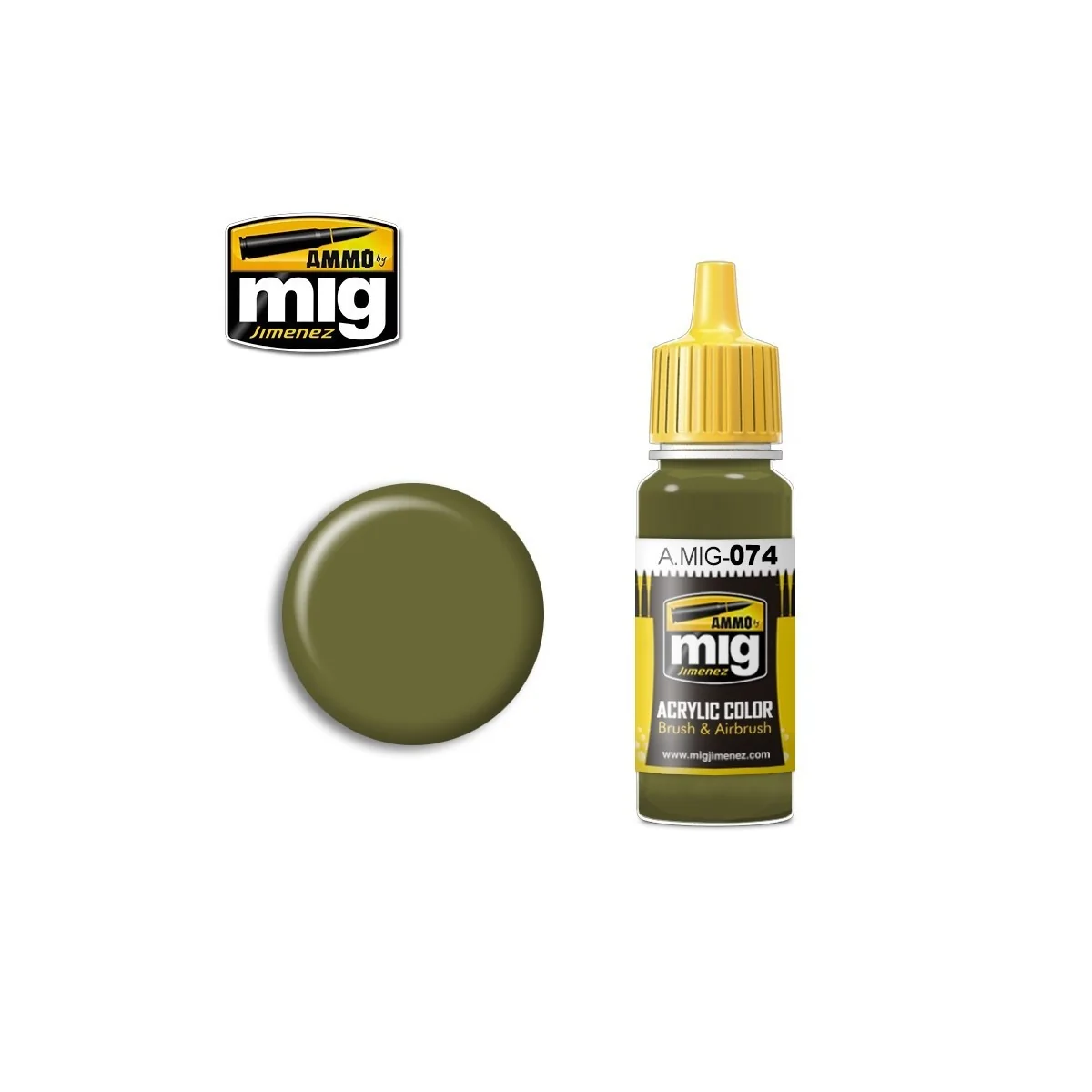 Peinture acrylique MOUSSE VERTE 17ml Mig AMMO - MIG Jimenez A.MIG-0074 - 1 Peinture acrylique MOUSSE VERTE 17ml Mig AMMO - MIG Jimenez A.MIG-0074 - 1