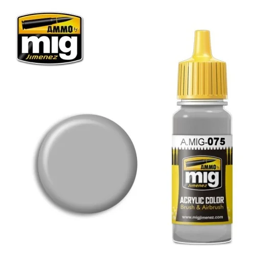 Peinture acrylique GRIS PIERRE 17ml Mig AMMO - MIG Jimenez A.MIG-0075 - 1 A.MIG-0075-Peinture acrylique GRIS PIERRE 17ml Mig - A.MIG-0075