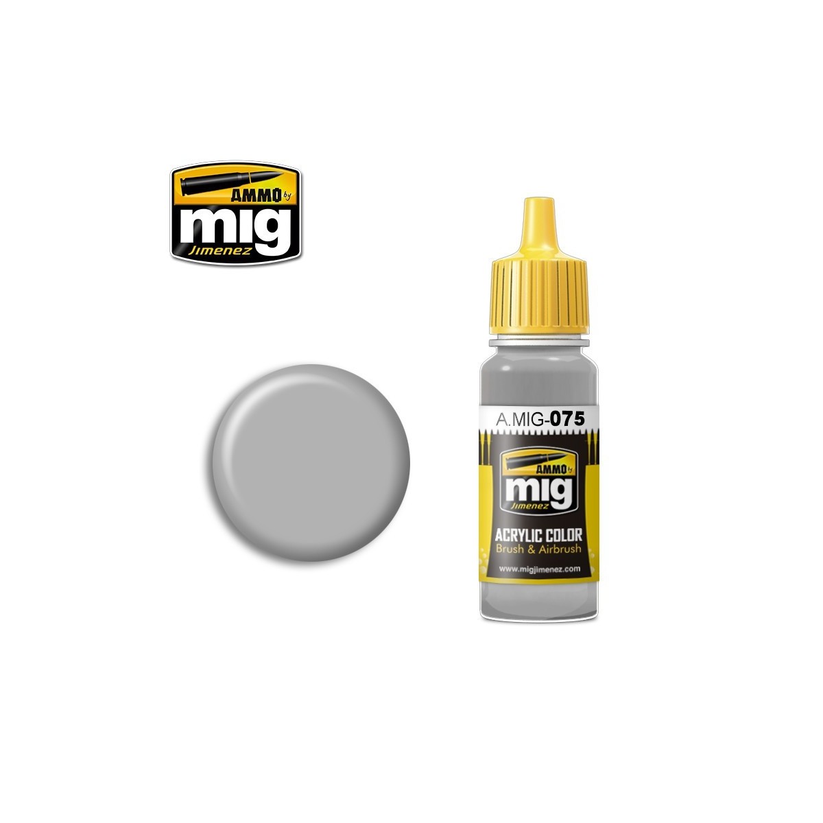 Peinture acrylique GRIS PIERRE 17ml Mig AMMO - MIG Jimenez A.MIG-0075 - 1