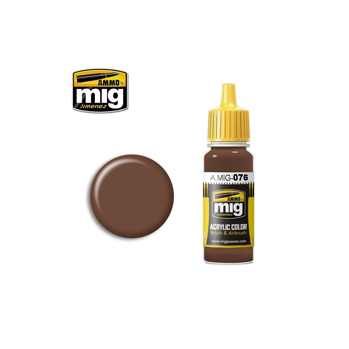 Mig SOL BROWN acrylic paint 17ml - A.MIG-0076 - A.MIG-0076