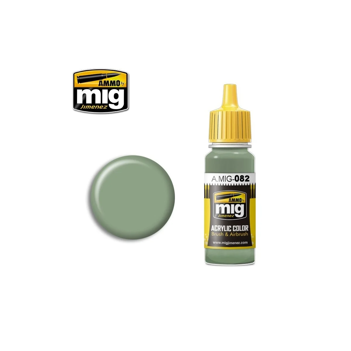 US APC Interior Green Acrylic Paint 17ml Mig - A.MIG-0082 - A.MIG-0082