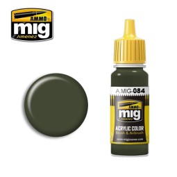 NATO Green Acrylic Paint 17ml Mig - A.MIG-0084