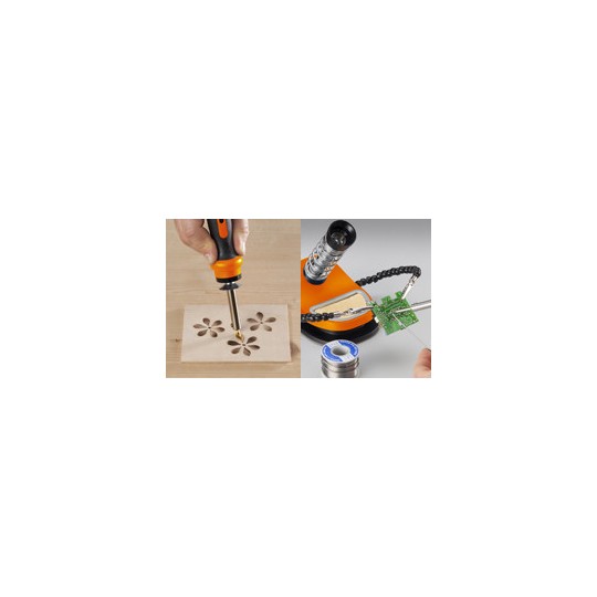 PGM-PGT220-Soldering iron and pyrography kit + 7 accessories PG-Tools - PGM-PGT220