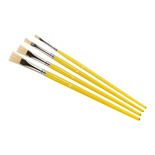 AG4306-Humbrol AG4306 Brush Set (Natural Bristles) Sizes 3, 5, 7 and 10