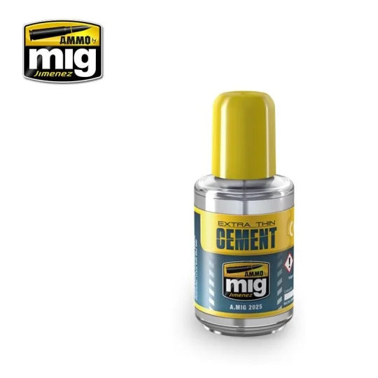 A.MIG-2025-Cement Extra Fine Polyester Glue (30ml) Mig - A.MIG-2025