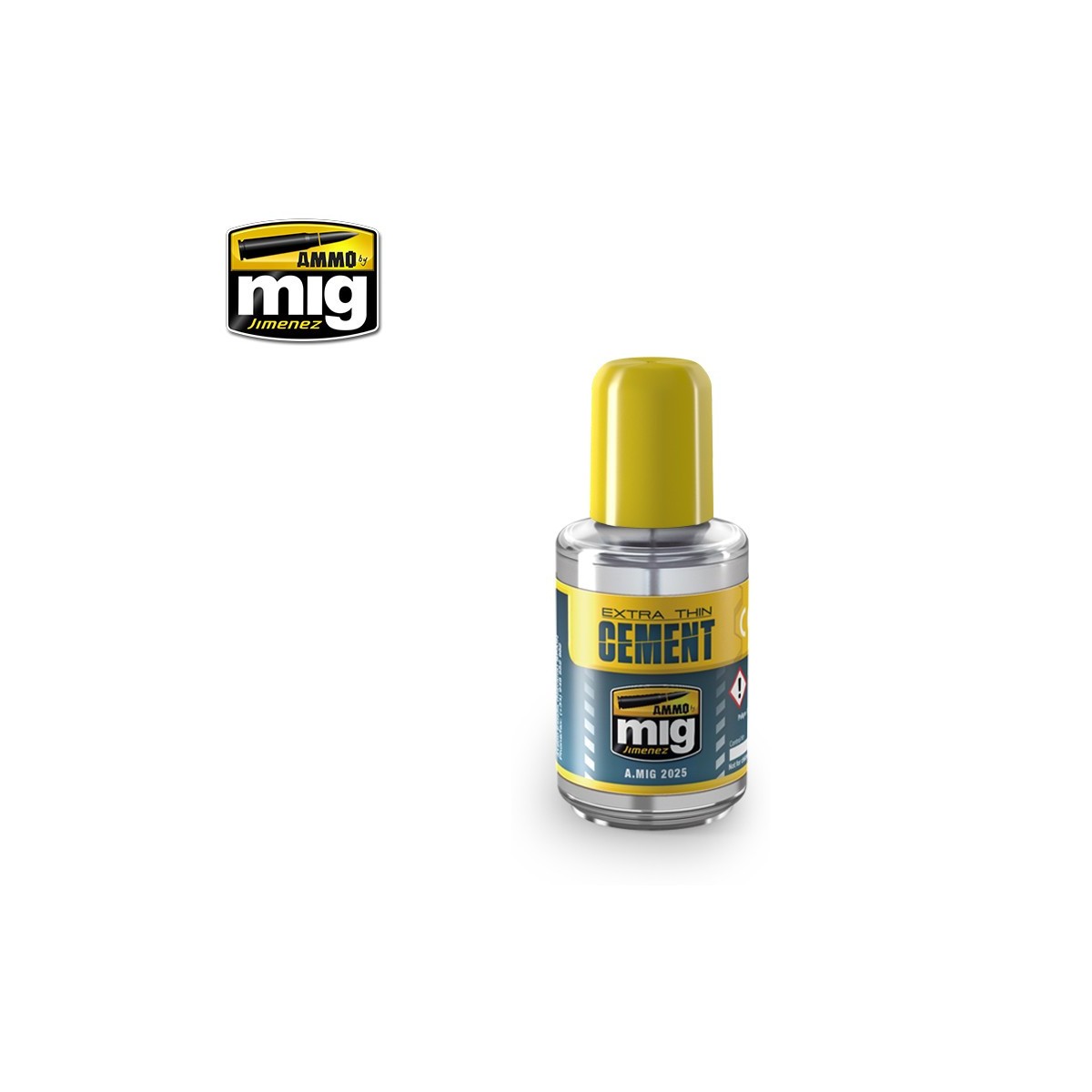 Colle Polyester Extra Fine Cement (30ml) Mig AMMO - MIG Jimenez A.MIG-2025 - 1