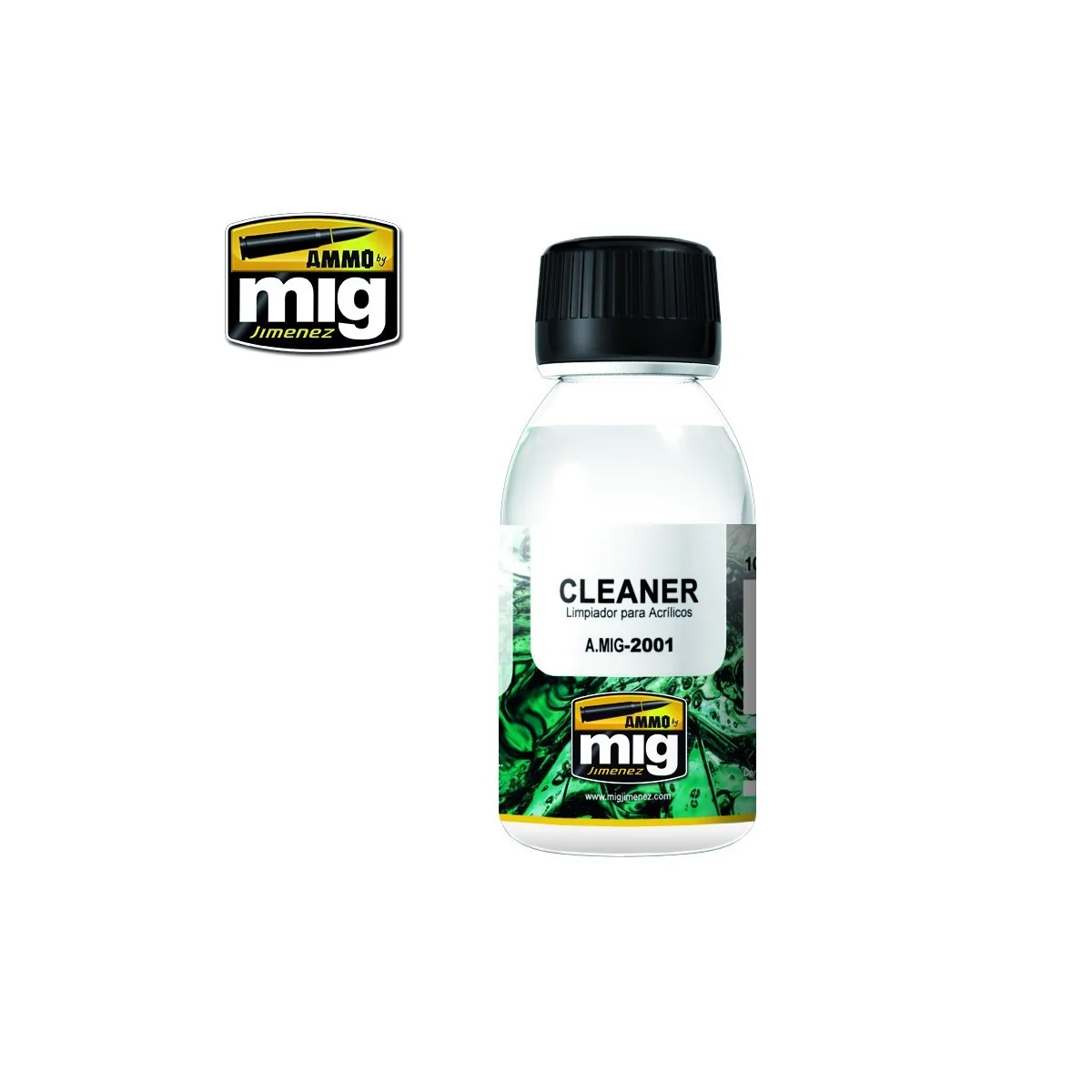 Mig Acrylic Paint Cleaner (100ml) - A.MIG-2001 - A.MIG-2001