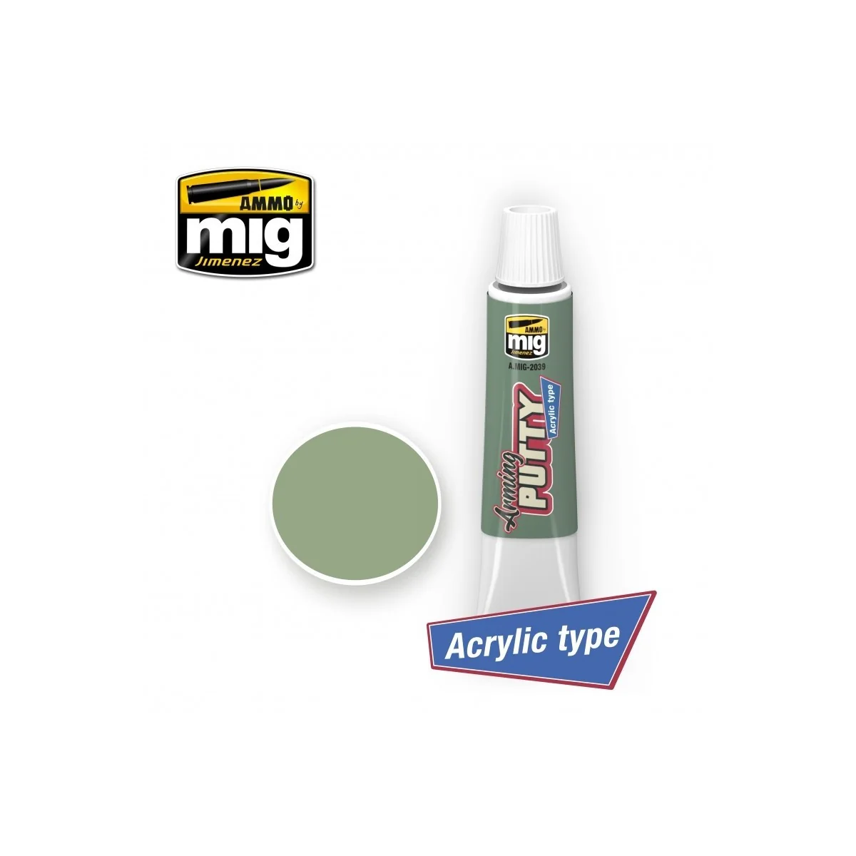 Mastic de rebouchage - Acrylique (20ml) Mig AMMO - MIG Jimenez A.MIG-2039 - 1 Mastic de rebouchage - Acrylique (20ml) Mig AMMO - MIG Jimenez A.MIG-2039 - 1