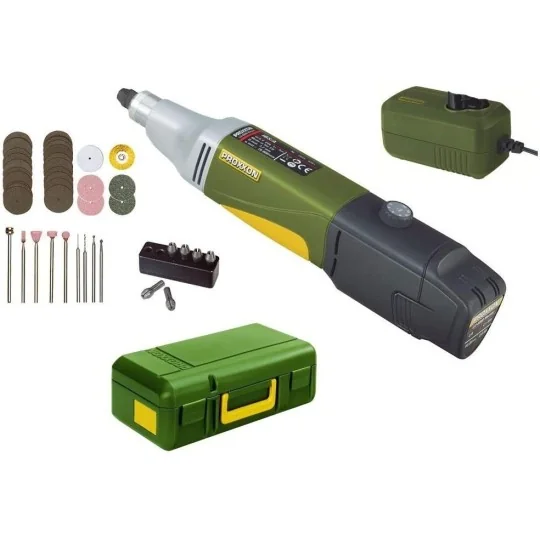 IBS/A - Proxxon Cordless Industrial Grinder/Drill + Charger + Batte... PRX-29800-IBS/A - Proxxon Cordless Industrial Grinder/Drill + Charger + Battery - PRX-29800