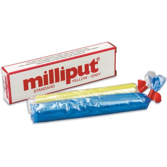 MILLIPUT1A-Mastic, pâte Epoxy modelable, Standard (113g) Milliput