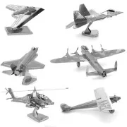 Model airplanes, helicopter, balloons Metal Earth