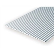Evergreen corrugated metal plate