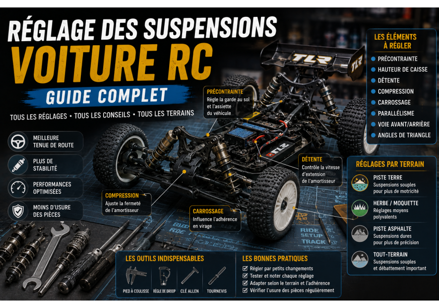 RC car suspension setup: complete guide